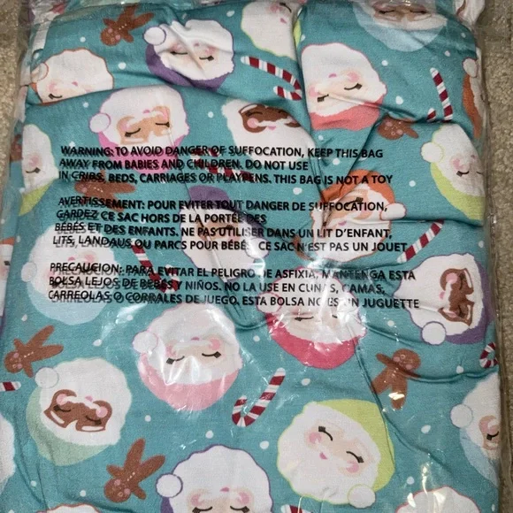 Papa Noel - women short sleeve scoop neck/ jogger. Pj set XXL NWT/package - Picture 3 of 4